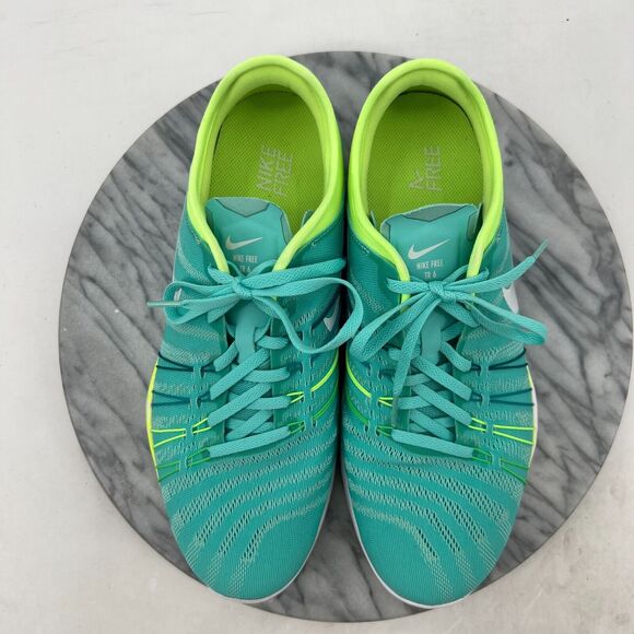 Nike Free TR 6 Running Shoes Women 11 Green Aqua Low Training Sneaker 833413-300 - Picture 3 of 11